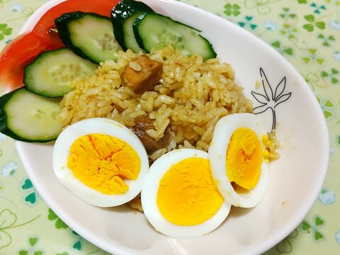 インドごはん♪市販のもとでビリヤニ